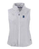 Detroit Tigers Cutter & Buck Charter Eco Full-Zip Womens Vest POL_MANN_HG 1