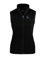 Colorado Rockies Cutter & Buck Cascade Eco Sherpa Fleece Womens Vest BL_MANN_HG 1