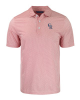 Colorado Rockies Stars & Stripes Cutter & Buck Pike Eco Symmetry Print Stretch Recycled Mens Polo WHR_MANN_HG 1