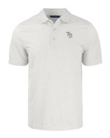 Tampa Bay Rays Stars & Stripes Cutter & Buck Pike Eco Symmetry Print Stretch Recycled Mens Polo WHPOL_MANN_HG 1