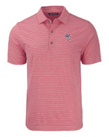 New York Yankees Stars & Stripes Cutter & Buck Forge Eco Heather Stripe Stretch Recycled Mens Polo CRH_MANN_HG 1