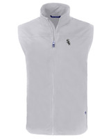 Chicago White Sox Cutter & Buck Charter Eco Recycled Mens Full-Zip Vest POL_MANN_HG 1