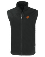 Baltimore Orioles Cutter & Buck Charter Eco Recycled Mens Full-Zip Vest BL_MANN_HG 1