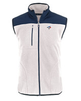 Toronto Blue Jays Cutter & Buck Cascade Eco Sherpa Fleece Mens Vest SHNV_MANN_HG 1