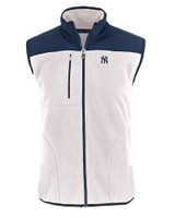 New York Yankees Cutter & Buck Cascade Eco Sherpa Fleece Mens Vest SHNV_MANN_HG 1