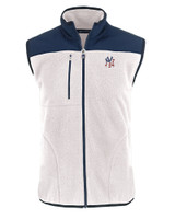 New York Yankees Stars & Stripes Cutter & Buck Cascade Eco Sherpa Fleece Mens Vest SHNV_MANN_HG 1