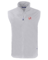 New York Yankees Cooperstown Cutter & Buck Charter Eco Recycled Mens Full-Zip Vest POL_MANN_HG 1