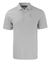 Milwaukee Brewers Cooperstown Cutter & Buck Forge Eco Double Stripe Stretch Recycled Mens Big &Tall Polo POLWH_MANN_HG 1