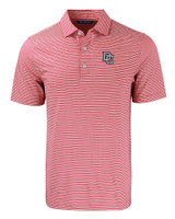 Washington Nationals Cooperstown Cutter & Buck Forge Eco Double Stripe Stretch Recycled Mens Polo RDWH_MANN_HG 1