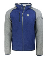 Milwaukee Brewers Cooperstown Cutter & Buck Mainsail Full Zip Hooded Mens Jacket TBPH_MANN_HG 1