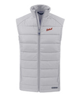 Detroit Tigers Cooperstown Cutter & Buck Evoke Hybrid Eco Softshell Recycled Mens Full Zip Vest CNC_MANN_HG 1