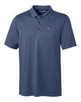 New England Patriots Cascade Melange Stripe Polo 1