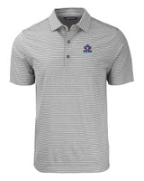 Toronto Blue Jays Cooperstown Cutter & Buck Forge Eco Heather Stripe Stretch Recycled Mens Big & Tall Polo EGH_MANN_HG 1