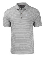 Chicago Cubs Cooperstown Cutter & Buck Forge Eco Heather Stripe Stretch Recycled Mens Big & Tall Polo EGH_MANN_HG 1