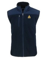 Seattle Mariners Cooperstown Cutter & Buck Cascade Eco Sherpa Mens Big and Tall Fleece Vest NVBU_MANN_HG 1