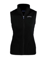Colorado Rockies Cooperstown Cutter & Buck Cascade Eco Sherpa Fleece Womens Vest BL_MANN_HG 1
