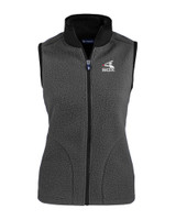 Chicago White Sox Cooperstown Cutter & Buck Cascade Eco Sherpa Fleece Womens Vest EGBL_MANN_HG 1