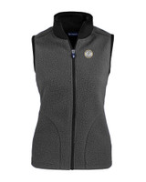 Milwaukee Brewers Cooperstown Cutter & Buck Cascade Eco Sherpa Fleece Womens Vest EGBL_MANN_HG 1