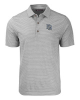 Washington Nationals Cooperstown Cutter & Buck Forge Eco Heather Stripe Stretch Recycled Mens Polo EGH_MANN_HG 1