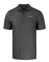 Colorado Rockies Cooperstown Cutter & Buck Pike Eco Pebble Print Stretch Recycled Mens Polo BL_MANN_HG 1