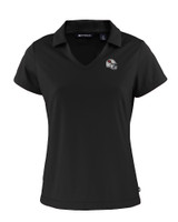 Arizona Cardinals NFL Helmet Cutter & Buck Daybreak Eco Recycled Womens V-neck Polo Black Mannequin