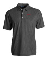 Texas Tech Red Raiders College Vault Cutter & Buck Pike Eco Symmetry Print Stretch Recycled Mens Big & Tall Polo BLWH_MANN_HG 1