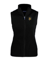 Grambling Tigers College Vault Cutter & Buck Cascade Eco Fleece Womens Vest BL_MANN_HG 