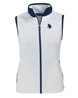 Minnesota Vikings Americana Cutter & Buck Cascade Eco Sherpa Fleece Womens Vest SHNV_MANN_HG 1