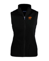 Oklahoma State Cowboys Alumni Cutter & Buck Cascade Eco Sherpa Fleece Womens Vest BL_MANN_HG 1