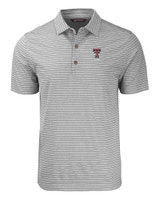 Texas Tech Red Raiders Alumni Cutter & Buck Forge Eco Heather Stripe Stretch Recycled Mens Big & Tall Polo EGH_MANN_HG 1