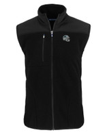 Carolina Panthers NFL Helmet Cutter & Buck Cascade Eco Sherpa Mens Big and Tall Fleece Vest BL_MANN_HG 1