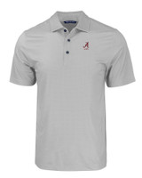 Alabama Crimson Tide Alumni Cutter & Buck Pike Eco Tonal Geo Print Stretch Recycled Mens Polo EG_MANN_HG 1