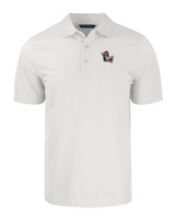 NC State Wolfpack College Vault Cutter & Buck Pike Eco Symmetry Print Stretch Recycled Mens Polo WHPOL_MANN_HG 1