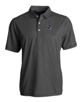 Minnesota Vikings NFL Helmet Cutter & Buck Pike Eco Symmetry Print Stretch Recycled Mens Polo BLWH_MANN_HG 1