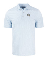 Los Angeles Chargers NFL Helmet Cutter & Buck Pike Eco Symmetry Print Stretch Recycled Mens Polo WHALS_MANN_HG 1