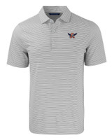 Auburn Tigers College Vault Cutter & Buck Forge Eco Double Stripe Stretch Recycled Mens Big &Tall Polo POLWH_MANN_HG 1
