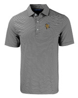 Grambling Tigers College Vault Cutter & Buck Forge Eco Double Stripe Stretch Recycled Mens Polo BLWH_MANN_HG 