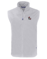 NC State Wolfpack College Vault Cutter & Buck Charter Eco Full-Zip Mens Big & Tall Vest POL_MANN_HG 1