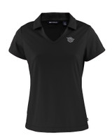 Cincinnati Bearcats College Vault Cutter & Buck Daybreak Eco Recycled Womens V-neck Polo Black Mannequin
