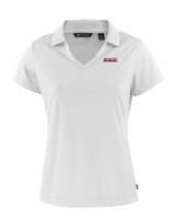 Texas Tech Red Raiders College Vault Cutter & Buck Daybreak Eco Recycled Womens V-neck Polo WH_MANN_HG 1