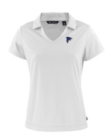 Atlanta Falcons Americana Cutter & Buck Daybreak Eco Recycled Womens V-neck Polo WH_MANN_HG 1