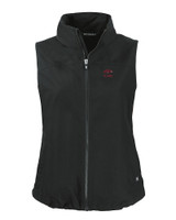 Arkansas Razorbacks Alumni Cutter & Buck Charter Eco Recycled Full-Zip Womens Vest BL_MANN_HG 