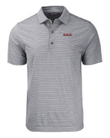 Texas Tech Red Raiders College Vault Cutter & Buck Forge Eco Heather Stripe Stretch Recycled Mens Polo BLH_MANN_HG 1
