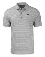 Carolina Panthers Americana Cutter & Buck Forge Eco Heather Stripe Stretch Recycled Mens Polo EGH_MANN_HG 1