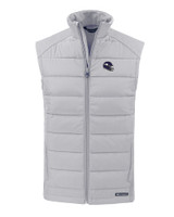 Minnesota Vikings NFL Helmet Cutter & Buck Evoke Hybrid Eco Softshell Recycled Mens Full Zip Vest CNC_MANN_HG 1