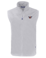 Auburn Tigers College Vault Cutter & Buck Charter Eco Recycled Mens Full-Zip Vest POL_MANN_HG 1