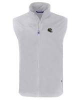 Baltimore Ravens NFL Helmet Cutter & Buck Charter Eco Recycled Mens Full-Zip Vest POL_MANN_HG 1