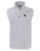 Detroit Lions NFL Helmet Cutter & Buck Charter Eco Recycled Mens Full-Zip Vest POL_MANN_HG 1