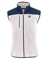 New York Giants Americana Cutter & Buck Cascade Eco Sherpa Fleece Mens Vest SHNV_MANN_HG 1