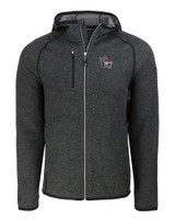 NC State Wolfpack College Vault Cutter & Buck Mainsail Full Zip Hooded Mens Jacket CCH_MANN_HG 1